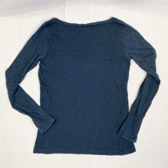 J. Crew Long Sleeve Painter Tee in Black size small - Picture 4 of 4